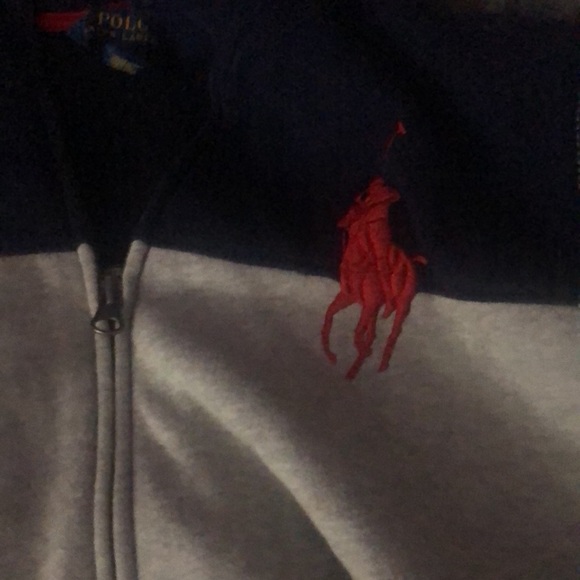 BNWOT kids Ralph Lauren polo zip up - Picture 4 of 10